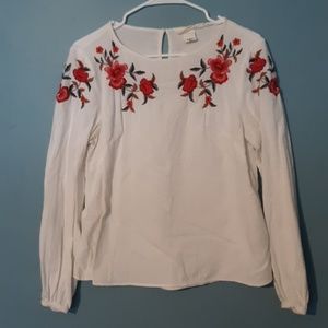 BOGO free [H & M] embroidered top